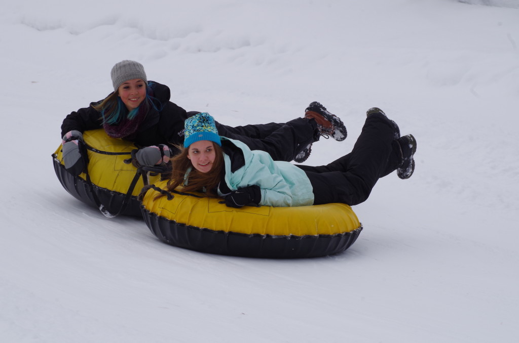 It's not all work...fun in the snow in Iron Mountain, MI.