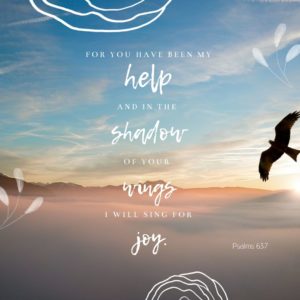 Psalms 63:7 verse image