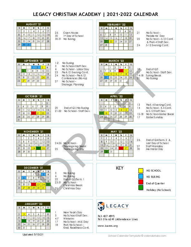 calendar-legacy-christian-academy