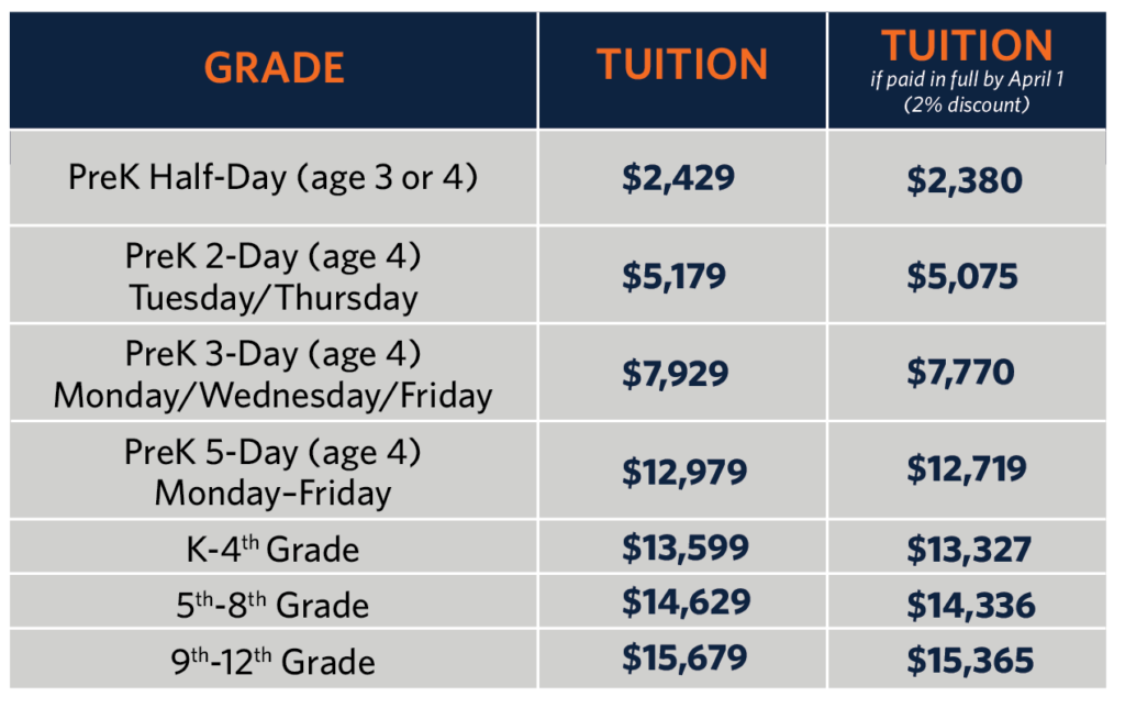 Tuition & Payment - Legacy Christian Academy